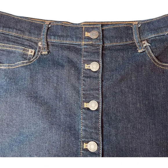 Gap 1969 Dark Wash Denim Mini Skirt - Picture 2 of 7
